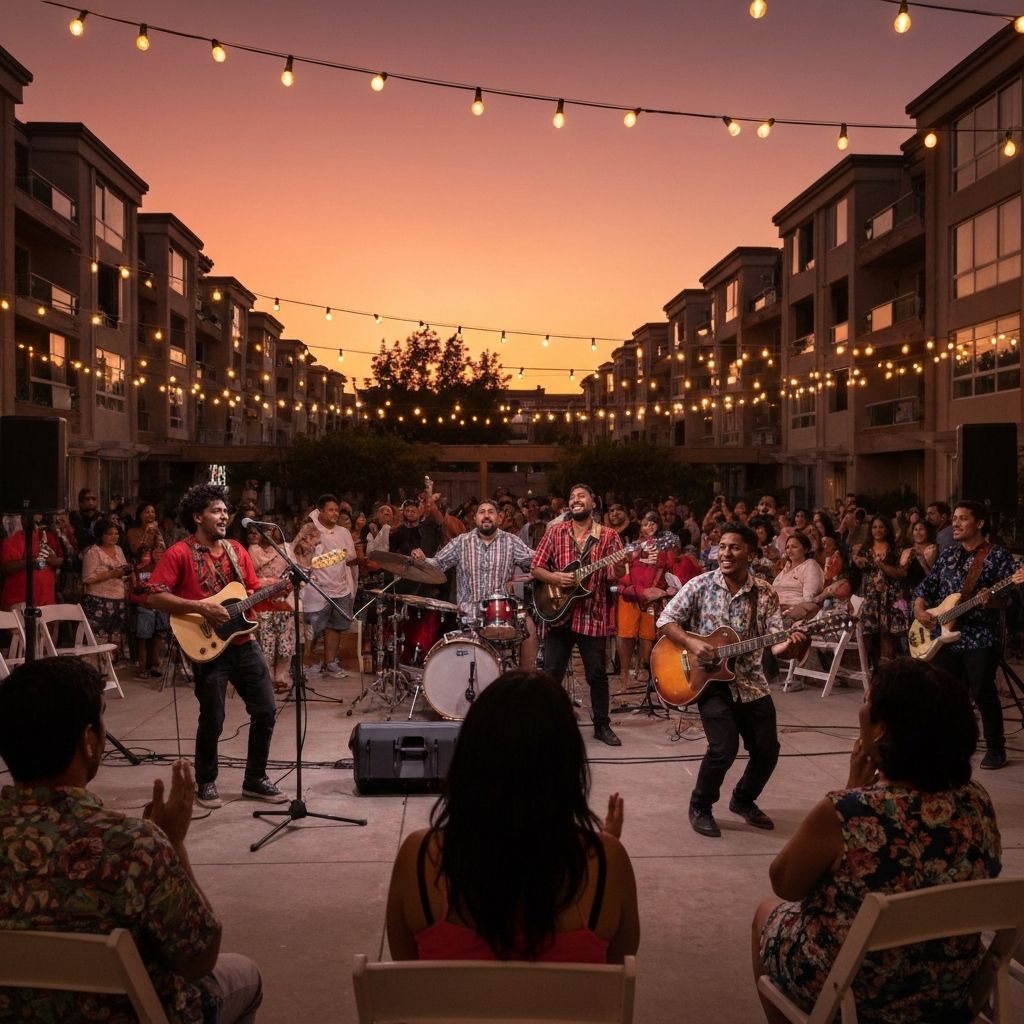 Concierto internacional en condominio Las Brisas