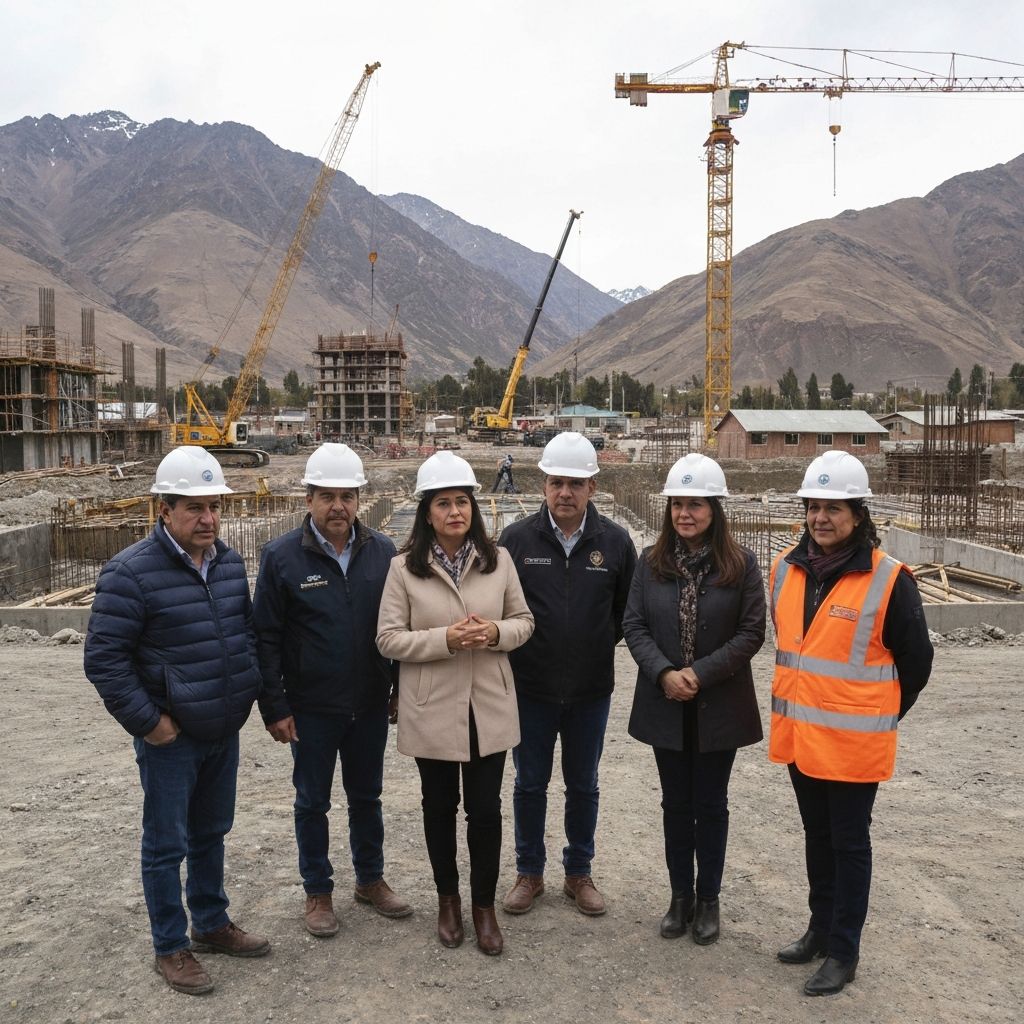 Visita inspectiva a obras en Rinconada